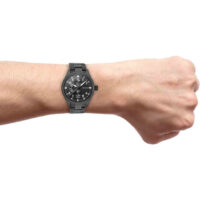 OOZOO Timepieces Black Stainless Steel Bracelet
