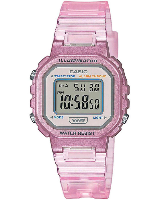 CASIO Collection Chronograph Pink Rubber Strap